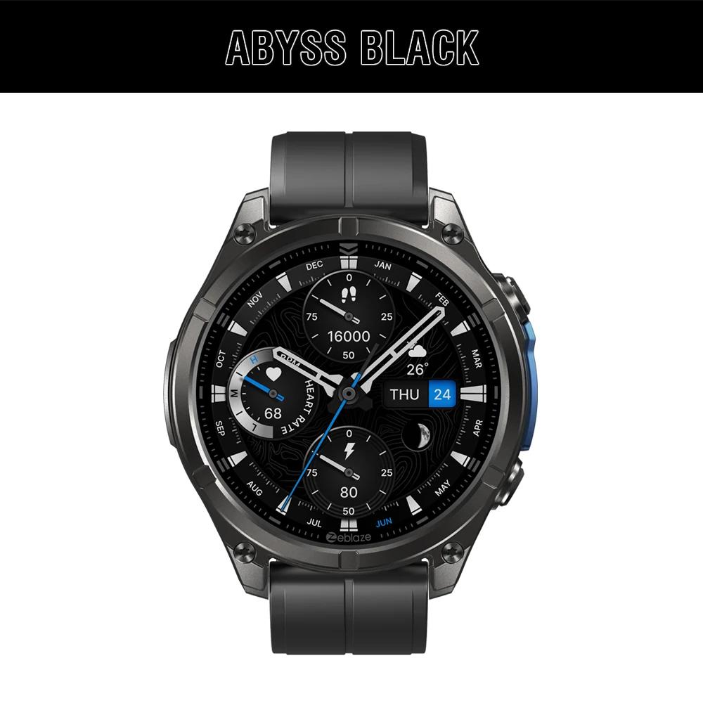 Novo 2025 zeblaze vibe 8 chamadas de voz 1.43 "display amoled relógio inteligente lanterna embutida freqüência cardíaca pressão arterial relógio inteligente - Image 1