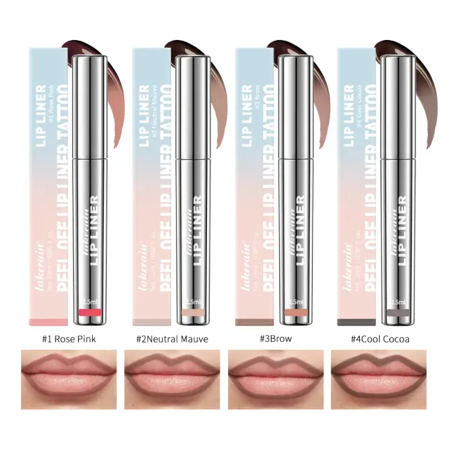Sacheu Peel Off Lip Liner Impermeável à Prova de Transferência Matte Velvet Lip Tint Sexy Red