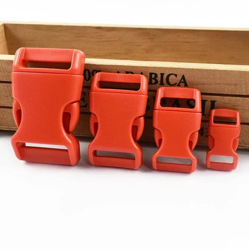 5/10/20 pçs 10/15/20/25mm fivela de liberação lateral de plástico paracord pulseira fivelas ajustável coleira de cachorro fecho clipe diy acessórios - Image 1