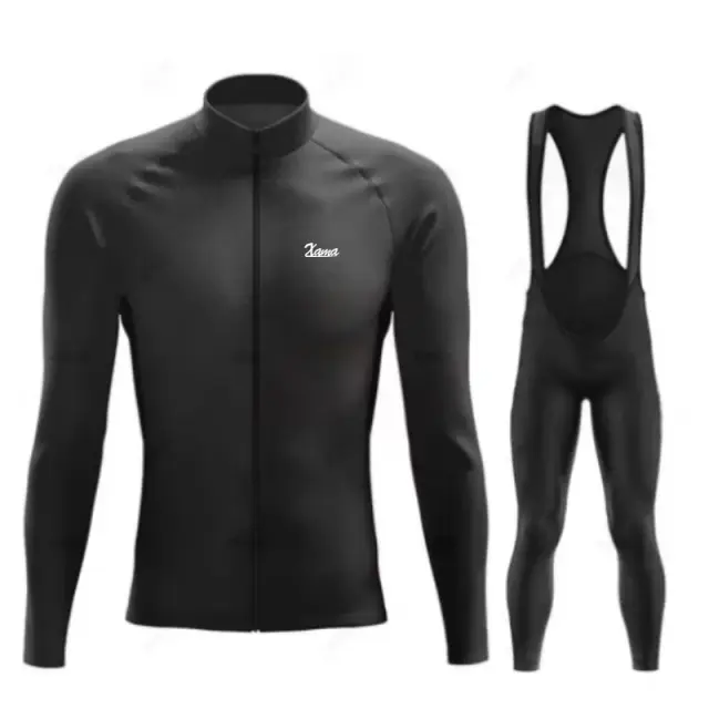 Conjunto Ciclismo Masculino Manga Longa Atem