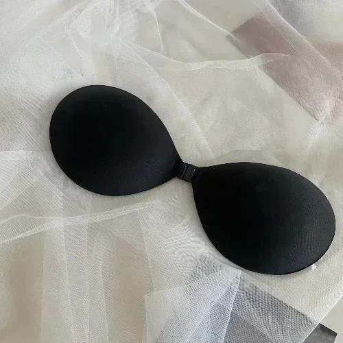 2025 novas mulheres verão peito adesivos levantar sutiã nu auto adesivo sutiã capa invisível almofada de silicone sexy sem alças peito - Image 1