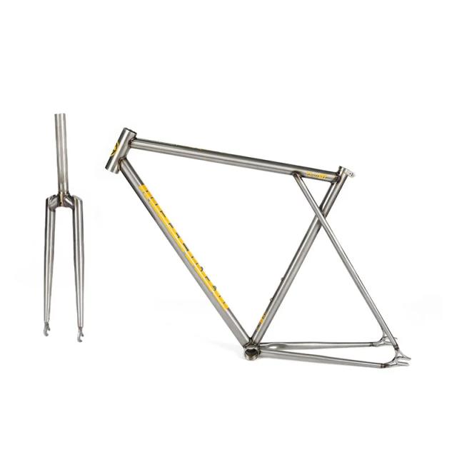 INTRO7 Quadro CR-MO Fixie 52cm 55cm Conjunto de Ciclismo de Pista