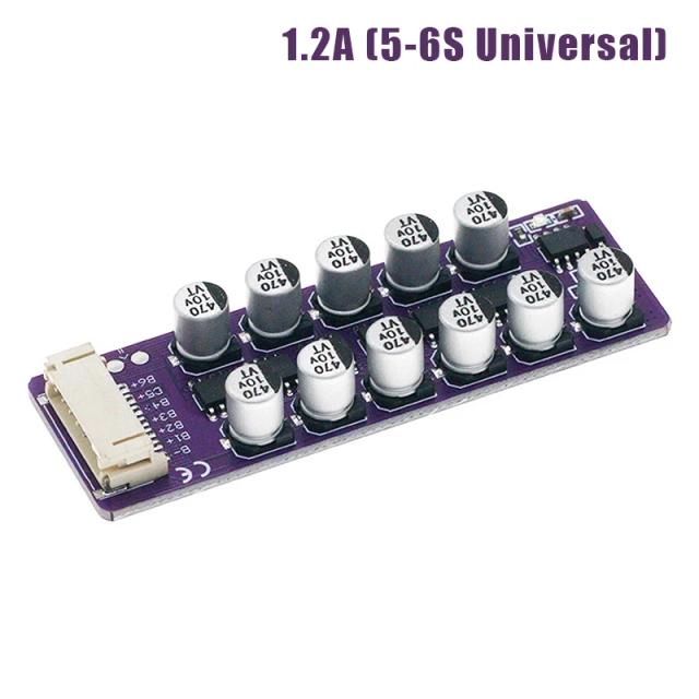 Placa de Equalização Ativa BMS 1.2A 3S-6S para Baterias de Lítio 18650