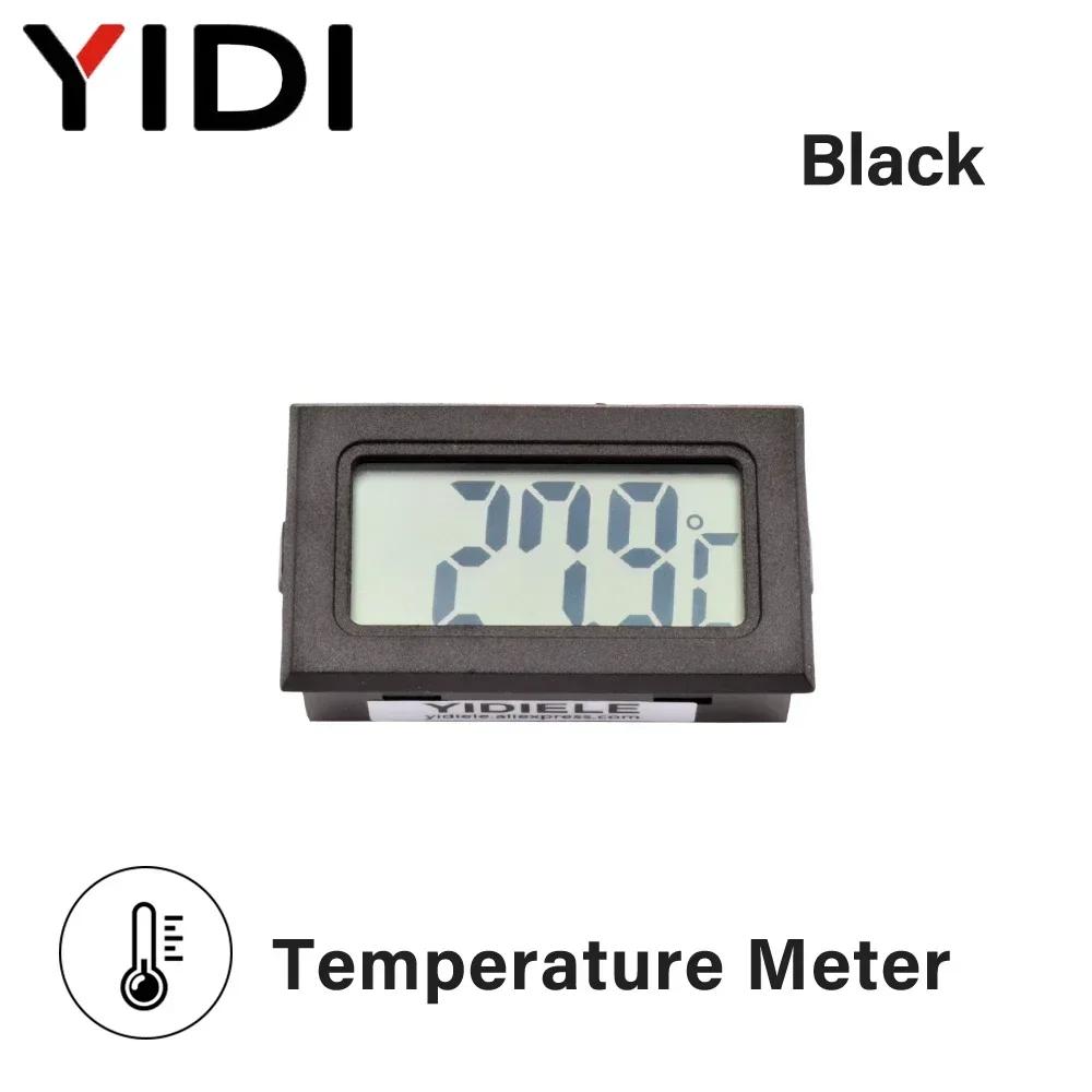 Mini digital squarethermo higrômetro termômetro sonda tester medidor de umidade temperatura interior sensor instrumento medidor detector - Image 1