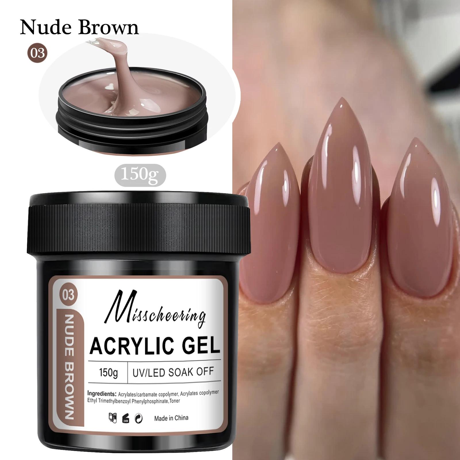150g transparente extensão do prego gel geléia luz branca rosa acrílico arte do prego uv led gel semi permanente verniz ferramenta de extensão - Image 1