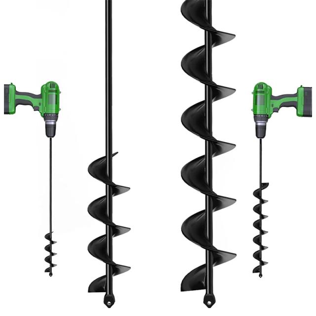 Broca Espiral para Jardim 9 Tamanhos - Escavação Rápida e Eficiente