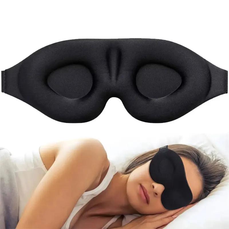 Máscara para Dormir 3/2/1 peças, Máscara 3D Super Macia para Bloquear a Luz, Ideal para Mulheres, Homens e Família, para Uso em Viagens e em Casa - Image 1