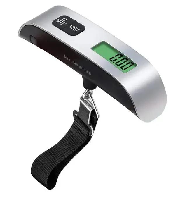 Balança de bagagem 110lb 50kg Digital portátil pendurado balança de bagagem para mala de viagem balança de peso - Image 1