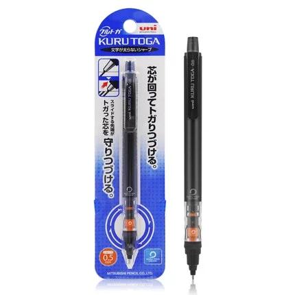 Uni Kuru Toga Lápis Mecânico M5-452 Desenho 0.5mm Baixo Centro de Gravidade Rotação Automática
