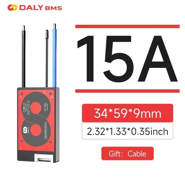 DALY BMS 3S-16S Li-ion/LiFePO4 15A-100A Balance Function NTC