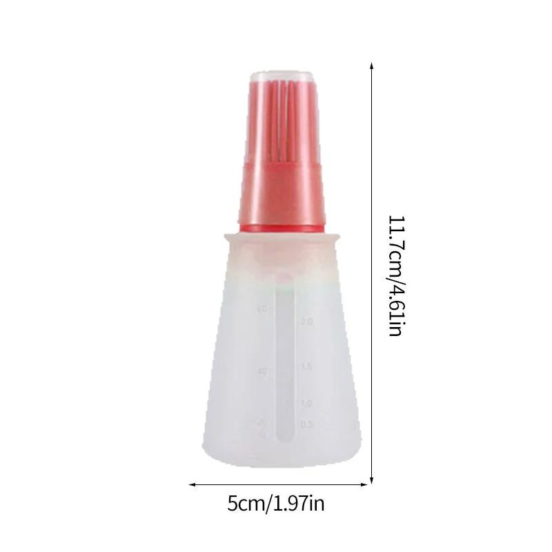 Dispensador de óleo de cozimento de cozinha de grau alimentício resistente ao calor de silicone com escova pequena ferramentas de cozimento de cozinha - Image 1