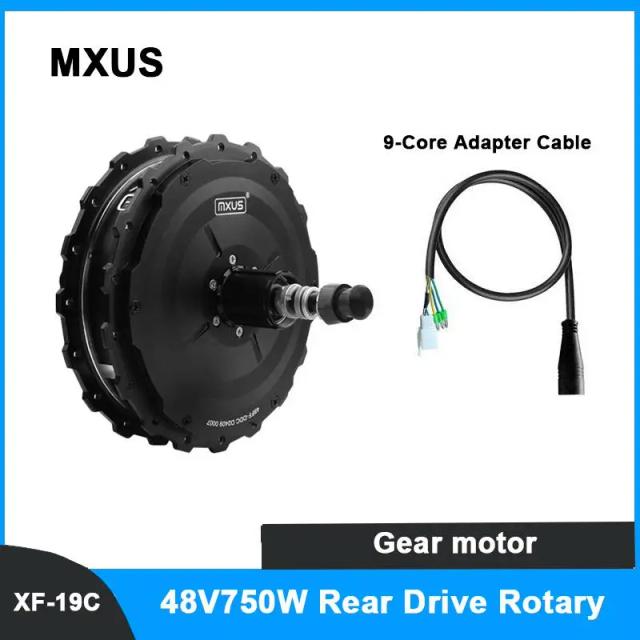 MXUS Motor de Bicicleta XF-19C 48V750W Cassete Traseiro 142mm Cabo 9 Núcleos