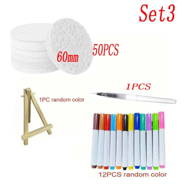 Arte Mágica 3D Papel Espuma Texturizada para Desenho Infantil DIY Artesanato 10/50/100 Unidades