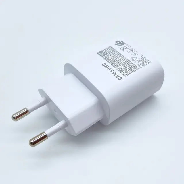 Carregador Samsung 25W USB-C Super Rápido para Galaxy S23 S24 S21 S22 Plus A54 A34 Z Flip 5 Fold 4