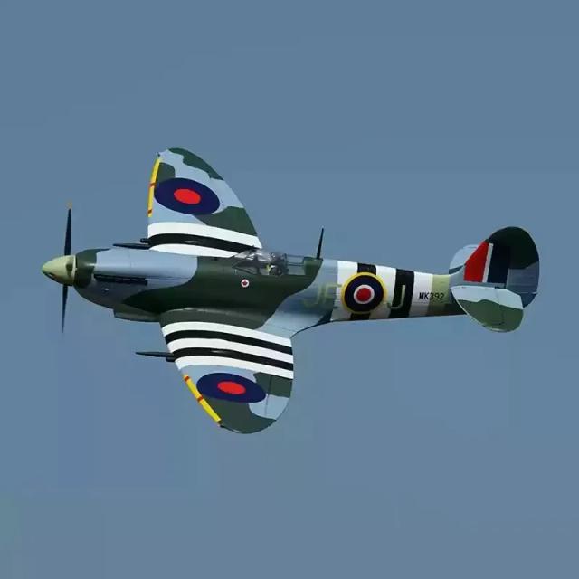 Xfly Rc Spitfire 1200mm Avião Elétrico Asa Fixa - Modelo Montado