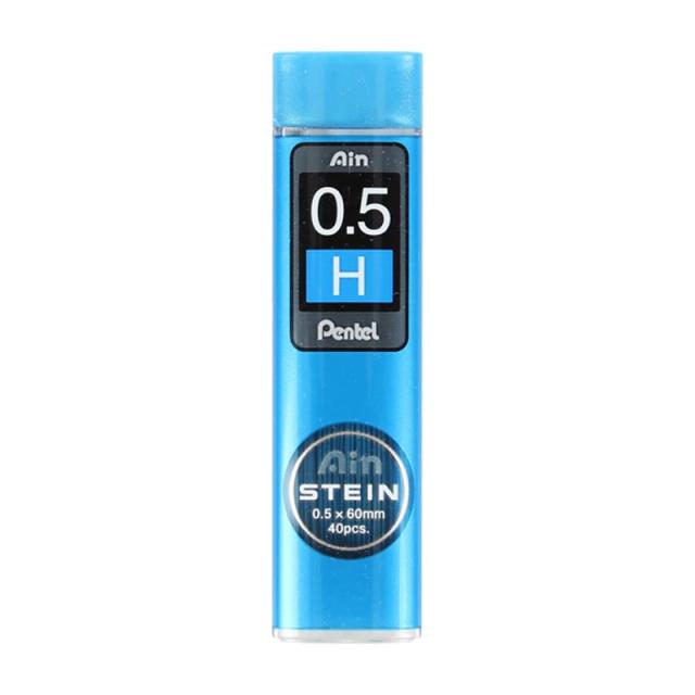 Pentel Minas de Lápis Mecânico 0.5mm B, 2B, 3B, 4B, H, 2H, HB - 40 Unidades