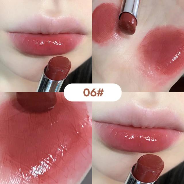 Gege Bear Batom Brilhante Sedoso Lábios Umidade Confortável Bálsamo Labial