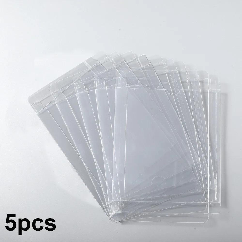 5 pçs nova caixa de jogo transparente protetor caso claro protetor cd disco caixa capa pet armazenamento cartão jogo para ps5 ps4 xboxone - Image 1