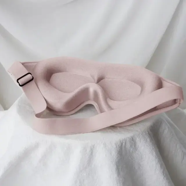 Máscara de Dormir 3D Espuma de Memória Bloqueio de Luz para Sono Profundo