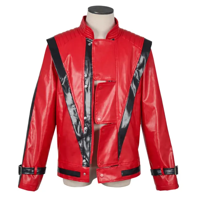 Jaqueta Michael Jackson Masculina para Cosplay e Festa Fantasia