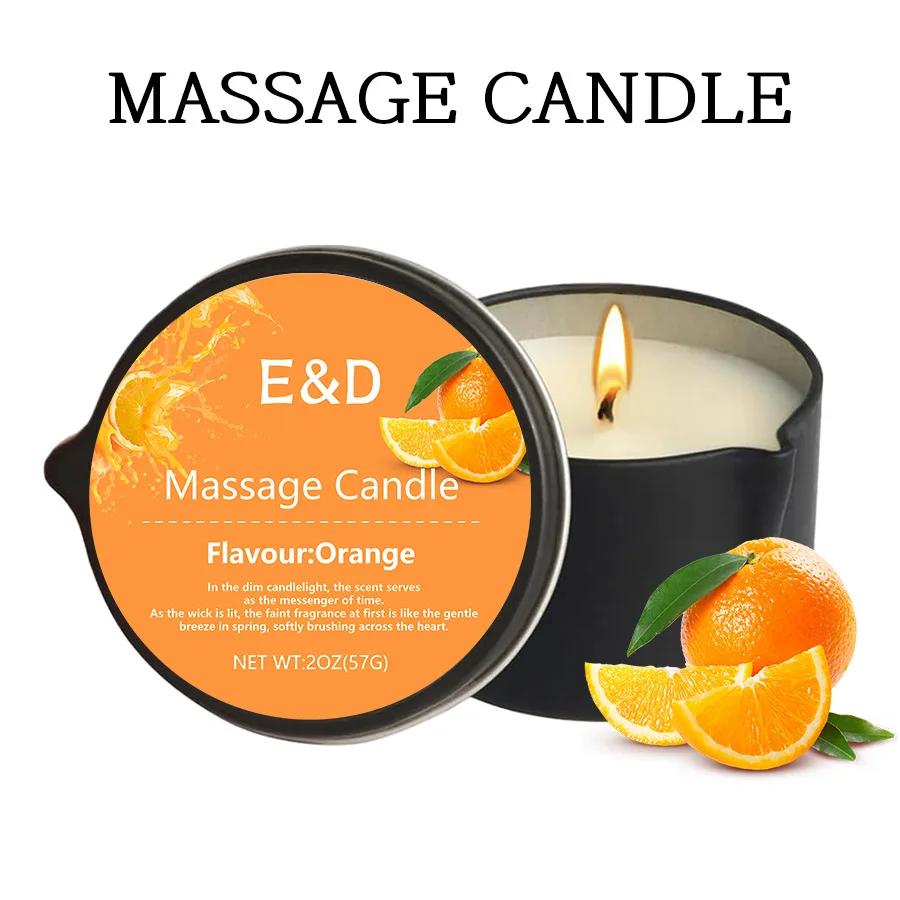 Vela de Óleo para Massagem, para Alívio do Estresse e Hidratação da Pele, Velas Aromáticas, Aromaterapia, Produto SM, Essenciais de Spa, Velas de Luxo - Image 1