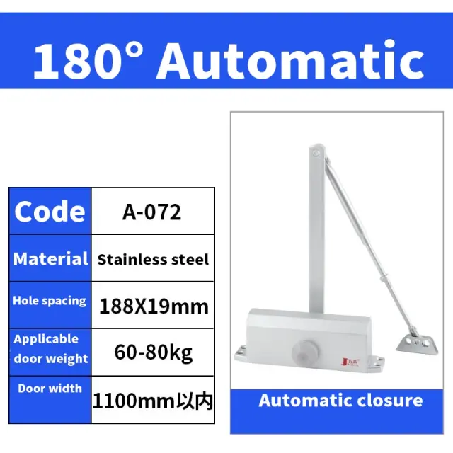 Suporte de Porta Hidráulico Ajustável 25-85kg