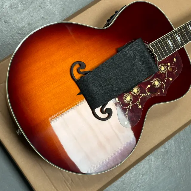 Sunburst Violão Acústico 41" Top Abeto Sólido Envio Rápido