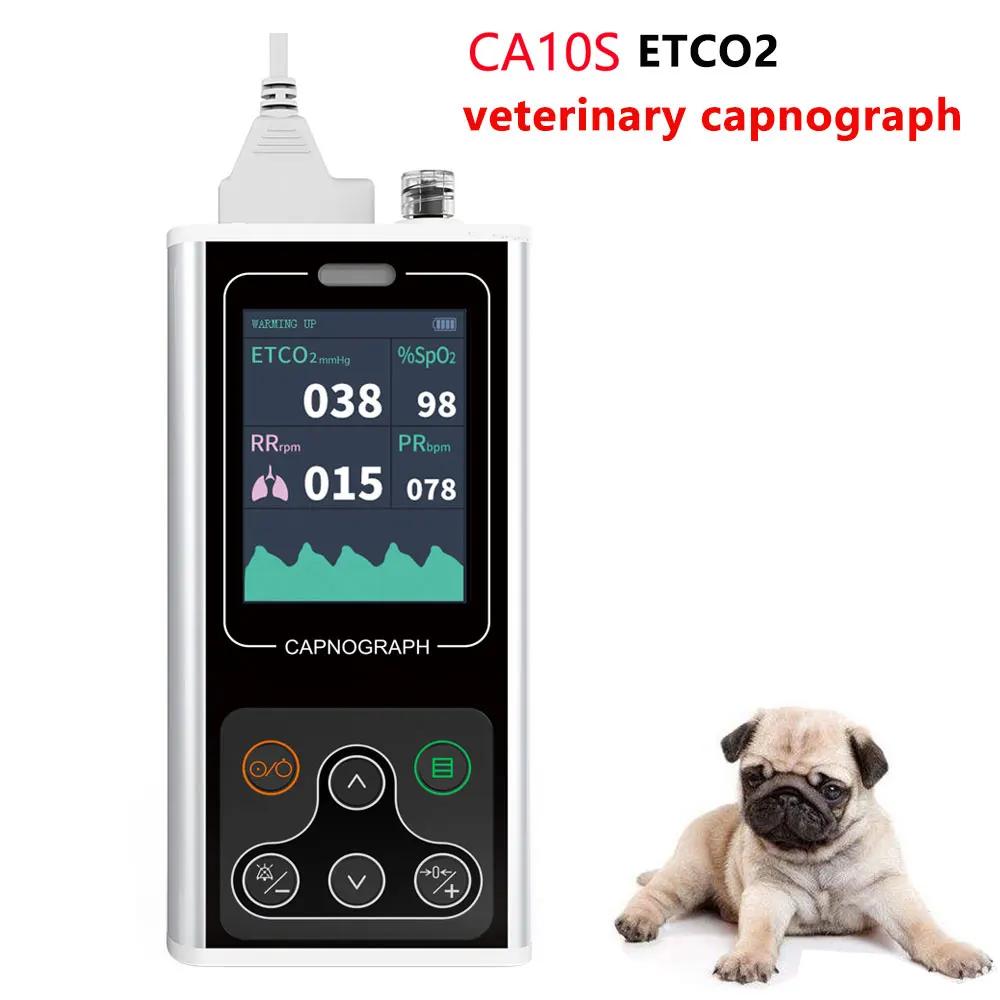 Etco2 monitor ca10m ca10s portátil end-espiratório capnógrafo monitor adaptador respiratório do paciente mainstream lateral - Image 1
