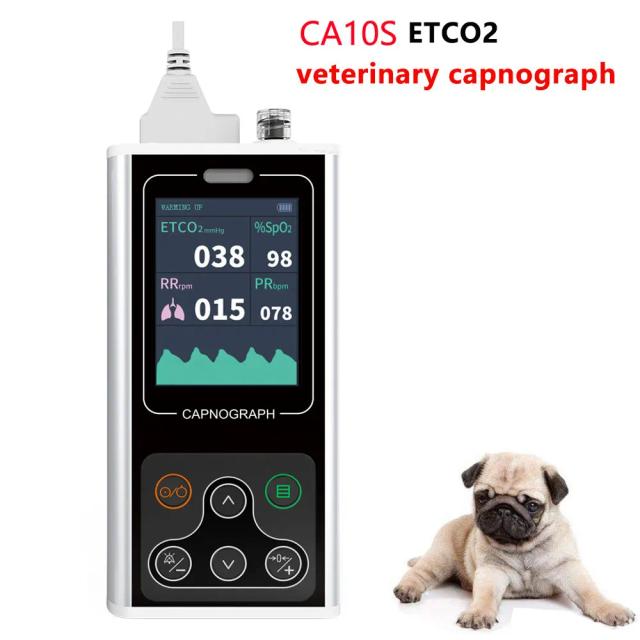 Monitor Capnográfico CA10M Portátil End-tidal CO2 e Frequência Respiratória