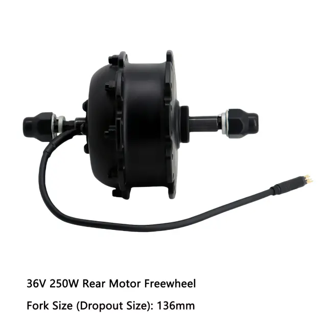 Motor elétrico do cubo da engrenagem da bicicleta 36v 250w 48v 750w 9pin frente traseira cassete roda livre motor de tração e-bike motor sem escova