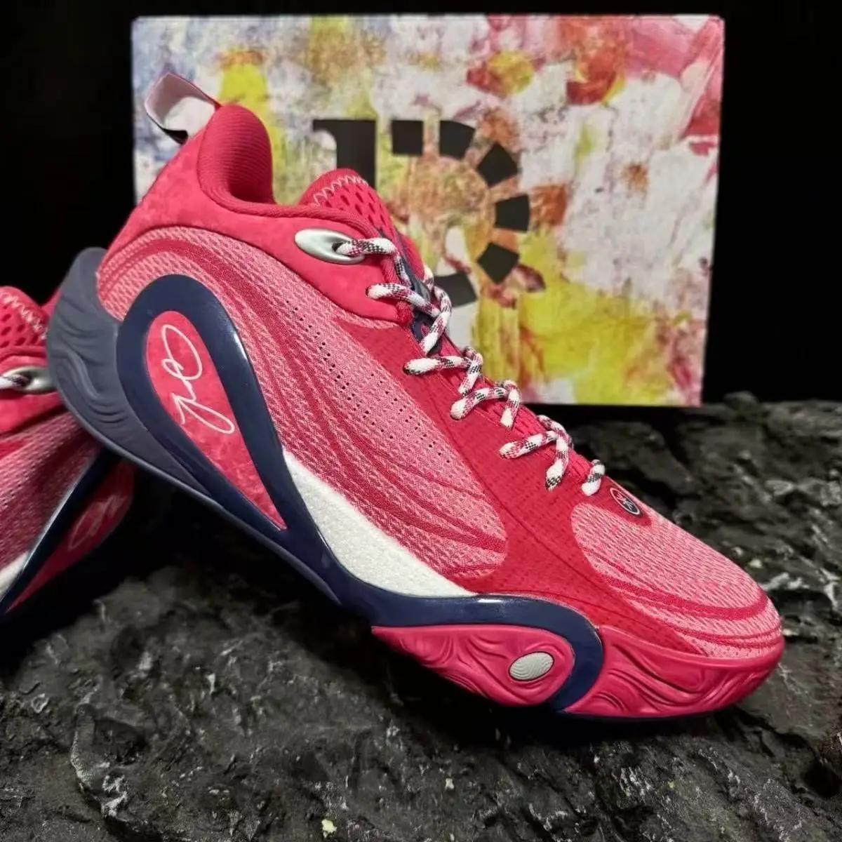 Tênis de basquete leves, com absorção de impacto, respiráveis, antiderrapantes, resistentes ao desgaste, de alta elasticidade, práticos para esportes. - Image 1