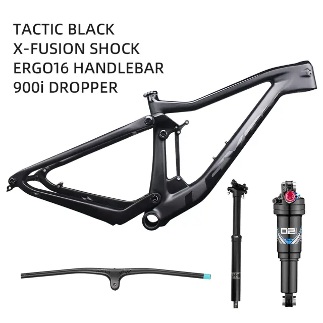LEXON Quadro de Bicicleta MTB XC Carbono Suspensão Completa 29er