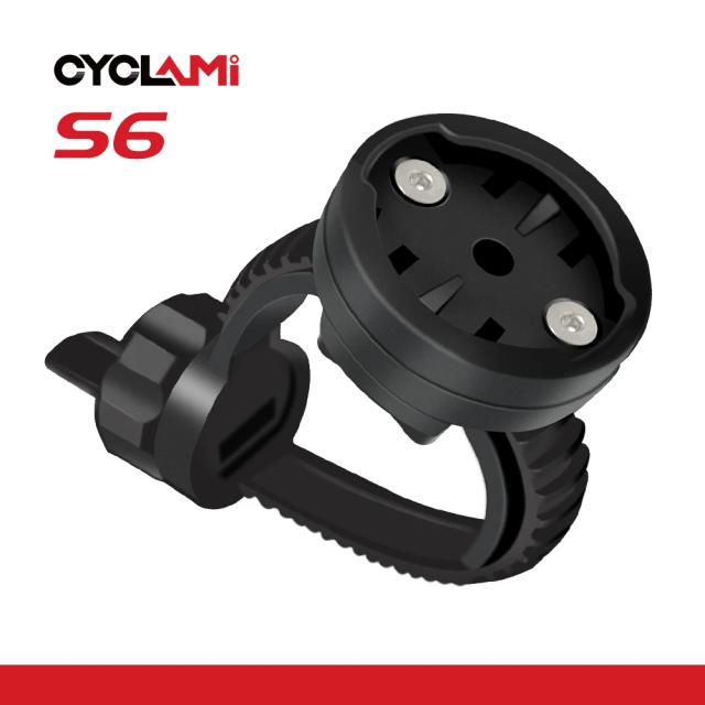 Cyclami Suporte GPS para Bicicleta Universal Rotativo para Garmin Radar Lanterna Farol