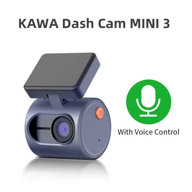 KAWA MINI 3 Câmera de Painel 2K 1296P com Controle de Voz e Visão Noturna Colorida