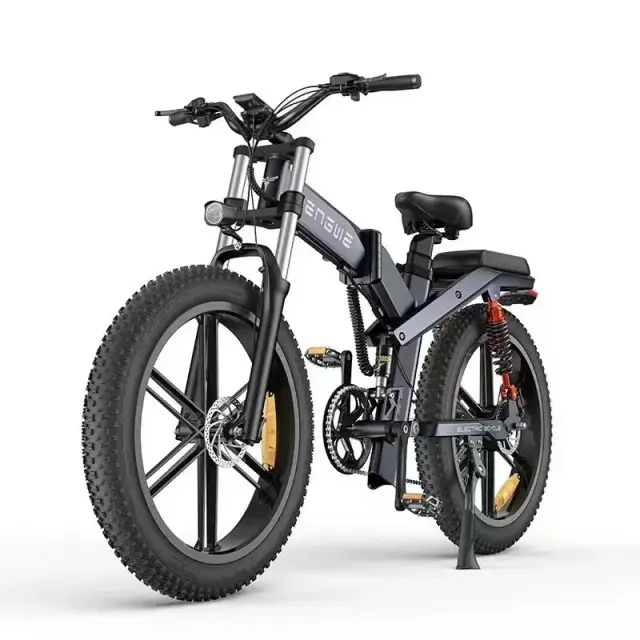 ENGWE Bicicleta Elétrica Dobrável para Montanha e Praia E-bike Dirt Bike