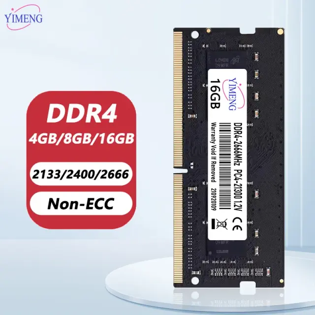 Memória RAM DDR4 Sodimm para Laptop 4GB 8GB 16GB 32GB 2400 2666 3200MHz