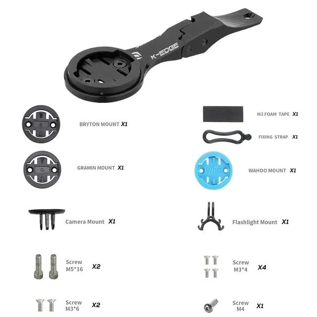 SYNCROS Suporte de Computador Liga de Alumínio para Cockpits Fraser/Creston iC - Garmin/Wahoo/Bryton/GoPro