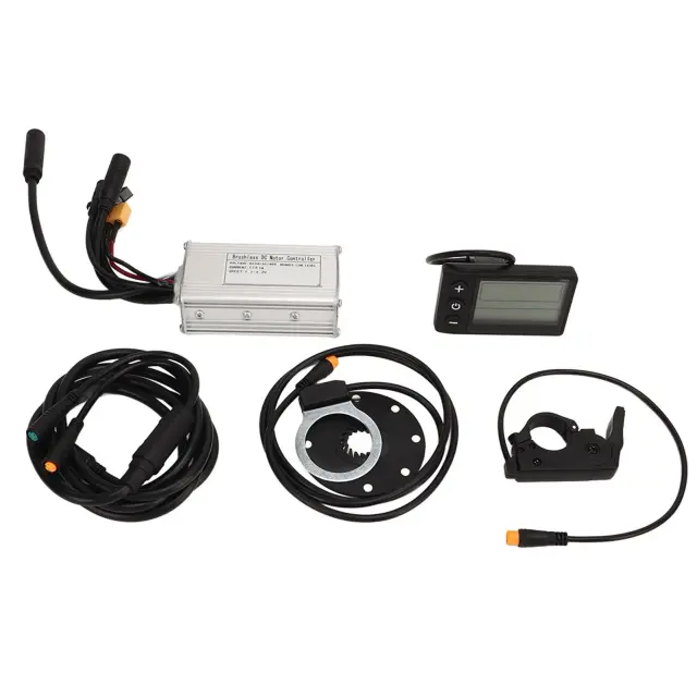 Kit de Conversão Bicicleta Elétrica DC24V 36V 48V 17A Controlador 3 Modos S866 Painel Acelerador
