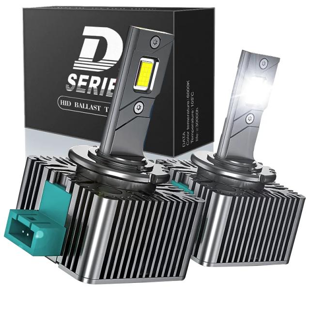 Lâmpadas LED D1S D3S D2S D4S Turbo 6000K 70W Kit Conversão HID