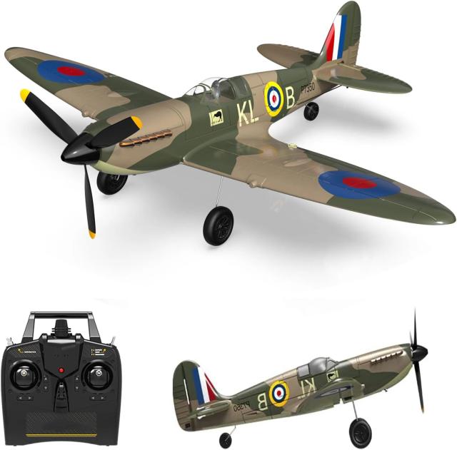 Avião de Controle Remoto Fotorealista Fighter 75cm Motor Brushless RTF