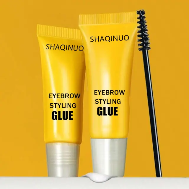 Gel Modelador de Sobrancelhas Incolor com Escova para Sobrancelhas Naturais e Definidas