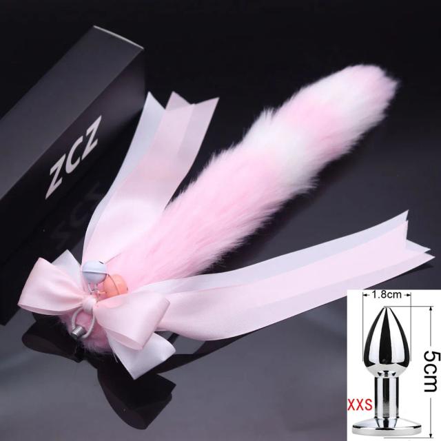 G-Spot Anal Plug Fox Tail Adult Sex Toys
