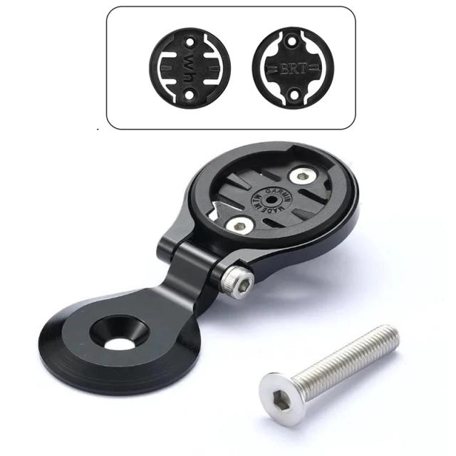 DI Out Front Mountain Bike Stem Mount Suporte Ajustável para Garmin Edge 1 Unidade