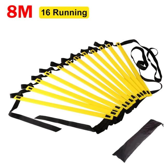 Escada de Agilidade Nylon Futebol Treinamento Velocidade Fitness Corrida Aquecimento