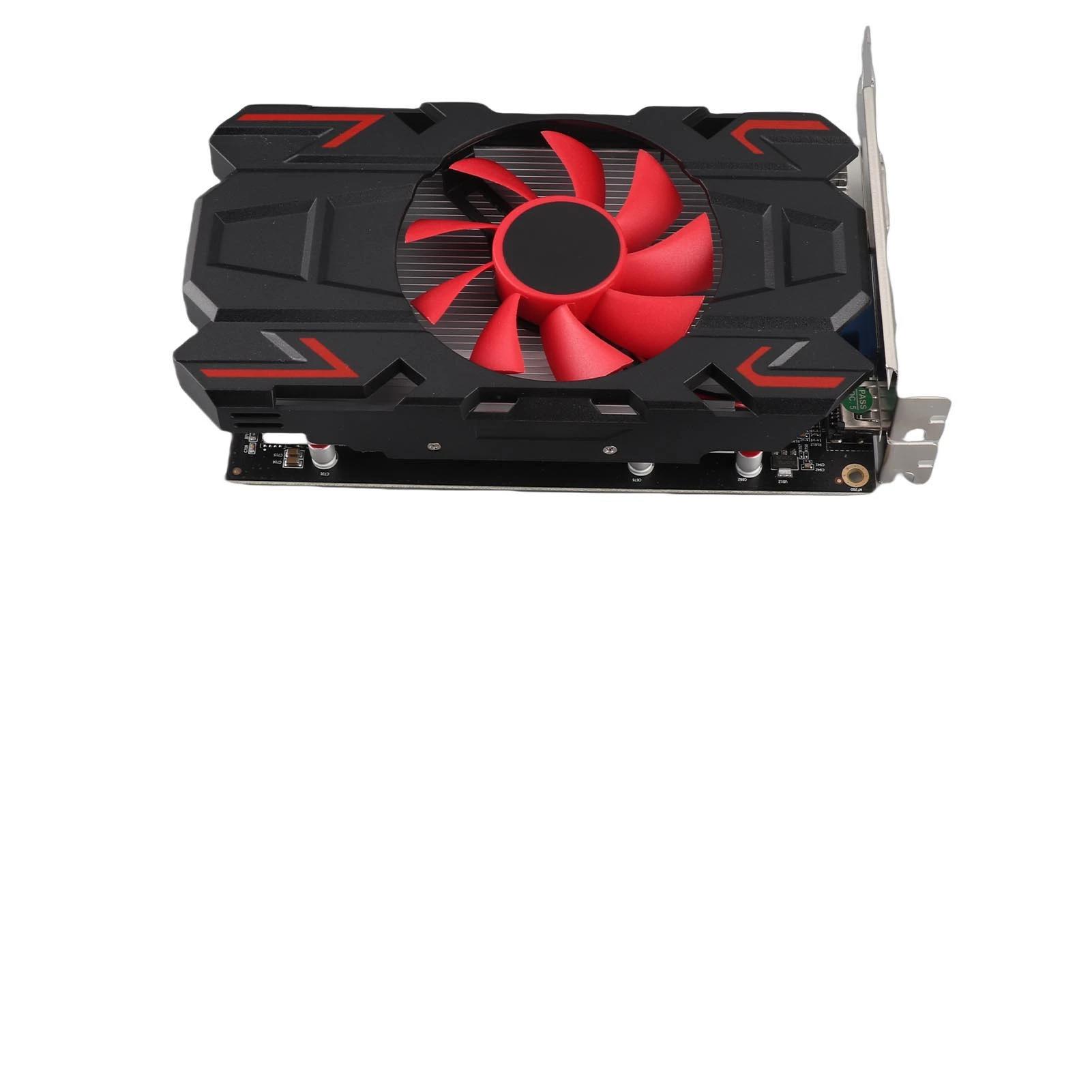 Placa Gráfica HD7670 4GB DDR5 128bit com Ventilador de Resfriamento, Suporte para Interface Multimídia HD 2560x1600, Placa Gráfica para Jogos DVI VGA - Image 1