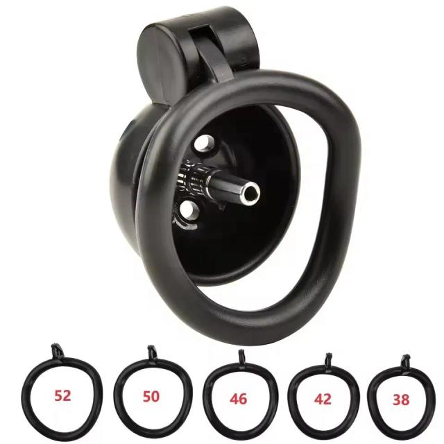Masculino pênis castidade gaiola conjunto pequeno pássaro castidade gaiola cinto com 5 tamanho cadeado galo anel pênis bloqueio bondage escravo homem brinquedo sexual