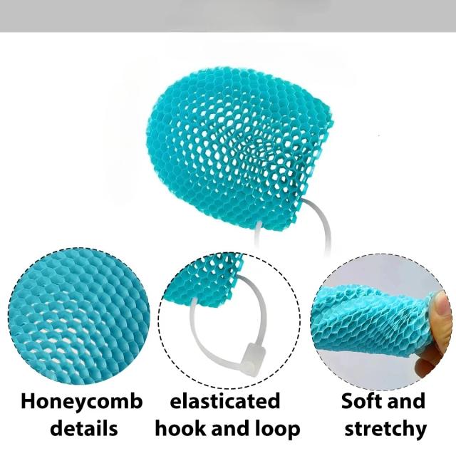 Luvas Esfoliantes de Banho Honeycomb - Limpeza Profunda e Pele Renovada