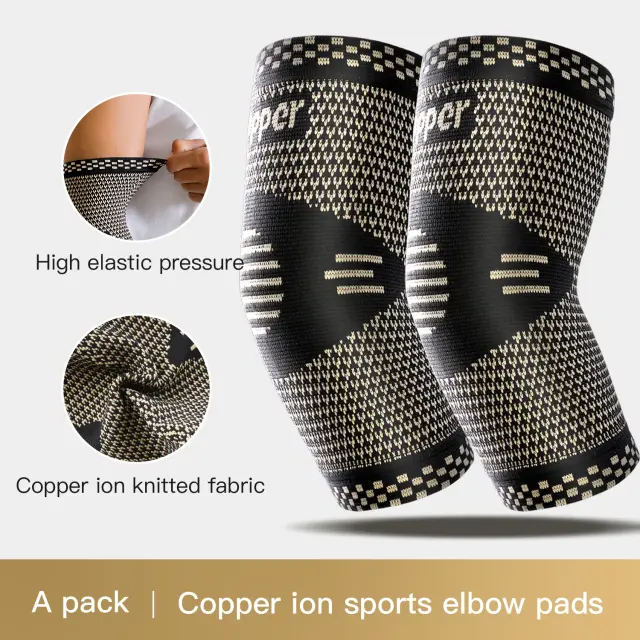 Suporte de Tornozelo com Infusão de Cobre - Compressão e Recuperação Esportiva (1 Par)