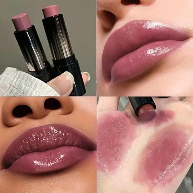 Batom Hidratante Vermelho Marrom Longa Duração à Prova D'água