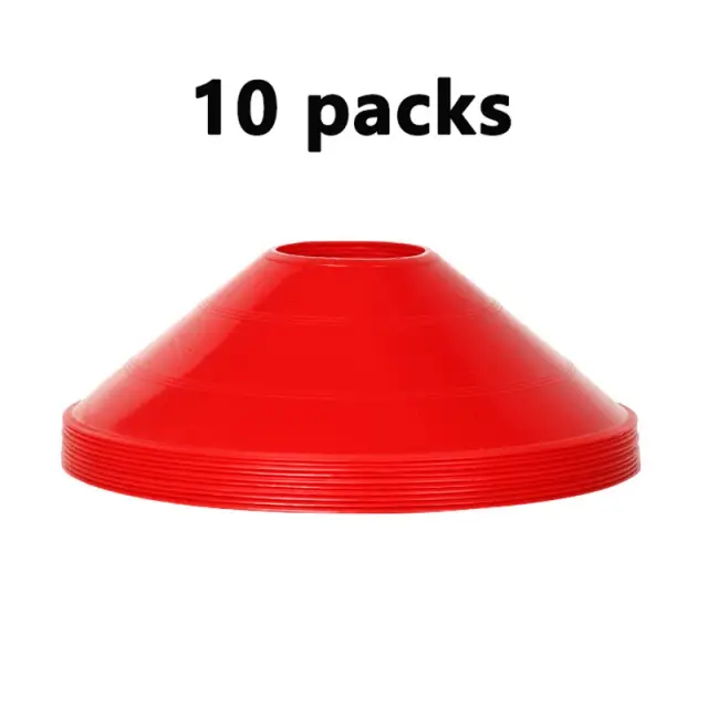 Conjunto 10 Cones de Treinamento Futebol Agilidade Esportiva
